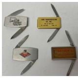 (4) Adv. Money Clips/Pocketknives