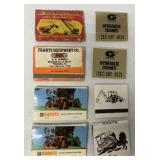 8 advertising match packs