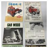 (4) Autocar/J&S/Gar Wood/Diamond T Brochures