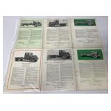 (6) White Motors Data Sheets/Brochures