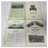 (4) White/Indiana Data Sheets/Brochures