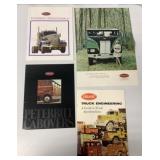 3 Peterbilt brochures and a small poster