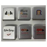 (6) Roadway/Glen-Gery/DWh Zippo Lighters other