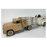Tonka Farms Truck & Horse Carrier w/ Horses