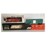 3 Weaver/Atlas/KMT Boxcars/Caboose/Hopper