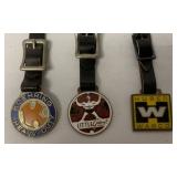 3 Watch Fobs-Huber Warco/Koehring/Little Giant