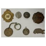 7 Firefighters/Texaco/Colt Pins/Emblems other