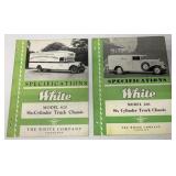 (2) White 601/620 Truck Brochures