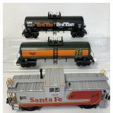 (3) 'O' MTH Tank Cars/Caboose