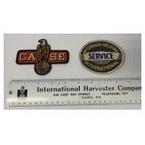 Case & McCormick Deering patches plus IH ruler