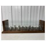 9 Pewter John Deere Tractors/Thresher & Case