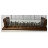 (9) Pewter John Deere Tractors & Case