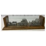 3 Pewter John Deere Loader/Grader/Gator/Case