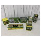 7 Contemporary John Deere Tins/Tub/Toolbox
