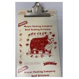 Moyer Packing Company Beef Division clipboard