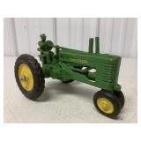 Cast John Deere A w/ Man Tractor