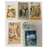 Oliver Plow, pumps, haying tool, etc. trade cards