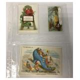 3 Columbia Wagon Company trade cards