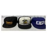 (3) New Holland/Ford Baseball Hats