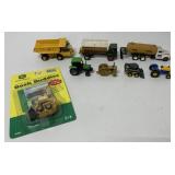 (8) 1/64 tractors and trucks, some custom