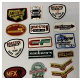 15 trucking company patches