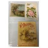 Deering & Osborne trade cards & booklet