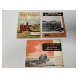 3 Massey-Harris Brochures Blade/Tractors/Disc