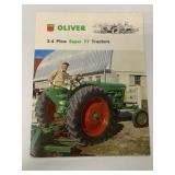 Oliver 3-4 Plow Super 77 Tractors Brochure