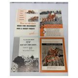 4 Allis-Chalmers Brochures Loaders/Plow/others