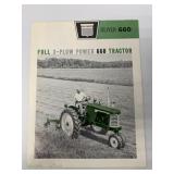 Oliver Full 3-Plow Power 660 Tractor Brochure