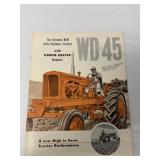 Allis-Chalmers WD-45 Tractor Brochure