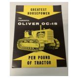 Oliver OC-15 Tractor/Crawler Brochure