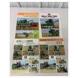 4 Oliver Brochures 525/5555/7600 Combines