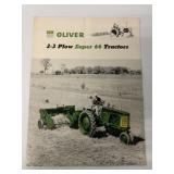 Oliver 2-3 Plow Super 66 Tractors Brochure
