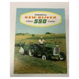New Oliver 3-Plow 550 Tractor Brochure