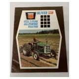 Oliver 550 Full 3-Plow all Purpose Tractor Brochur