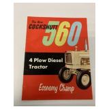 Cockshutt 560 4 Plow Diesel Tractor Brochure