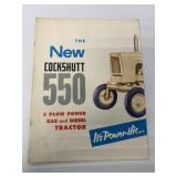 Cockshutt 550 3 Plow Tractor Brochure