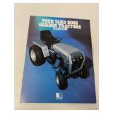 White Four Yard Boss Garden Tractors Brochure