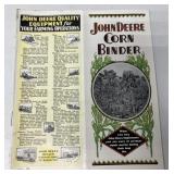 John Deere Corn Binder brochure