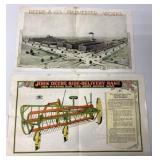 JD Highlift Mower flyer and Factory picture from