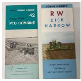JD RW Disk harrow & 42 Pull-Type PTO Combine