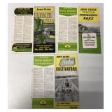 JD Hammer Mills, Cultivator and Rake brochures