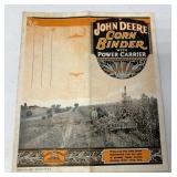 1927 John Deere Corn Binder w/Power Carrier
