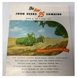 The New John Deere 25 Combine brochure