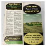 John Deere Power-Driven Windrowers brochure