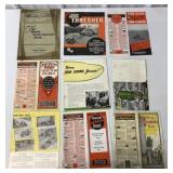 lot of damaged John Deere brochures