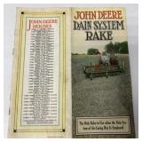 1919 John Deere Dain System Rake brochure