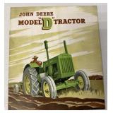 John Deere Model 'D' Tractor brochure