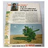 John Deere No.55 Self-Propelled Combine mailer